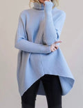 Sueter cuello de tortuga elegante talla XXL