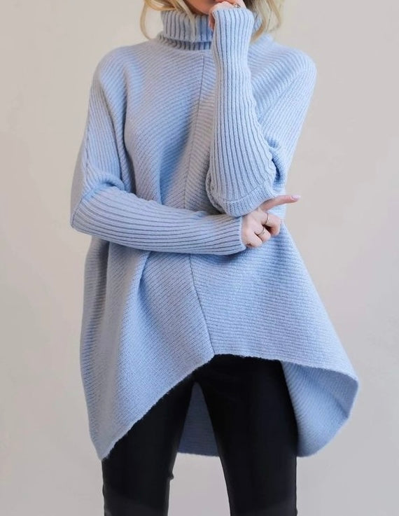 Sueter cuello de tortuga elegante talla XXL
