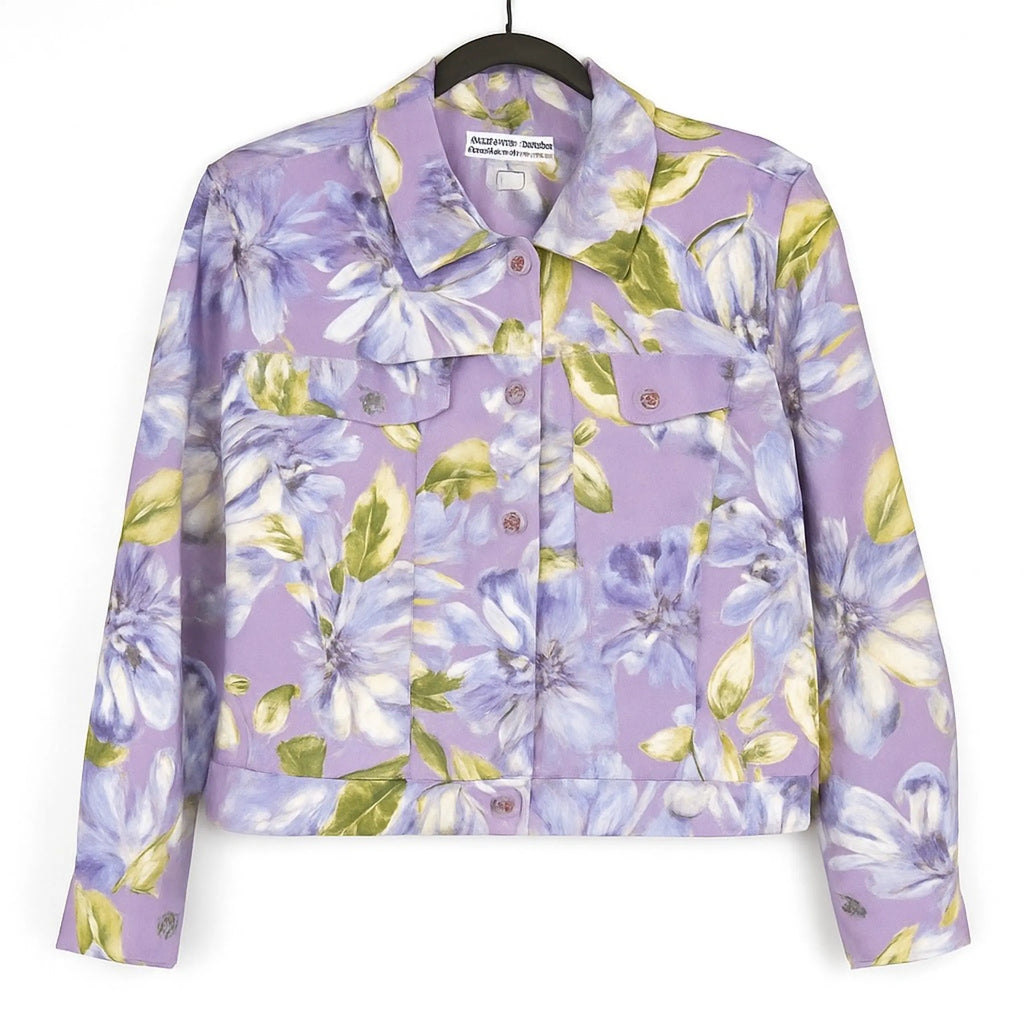 Jacket floreada talla L