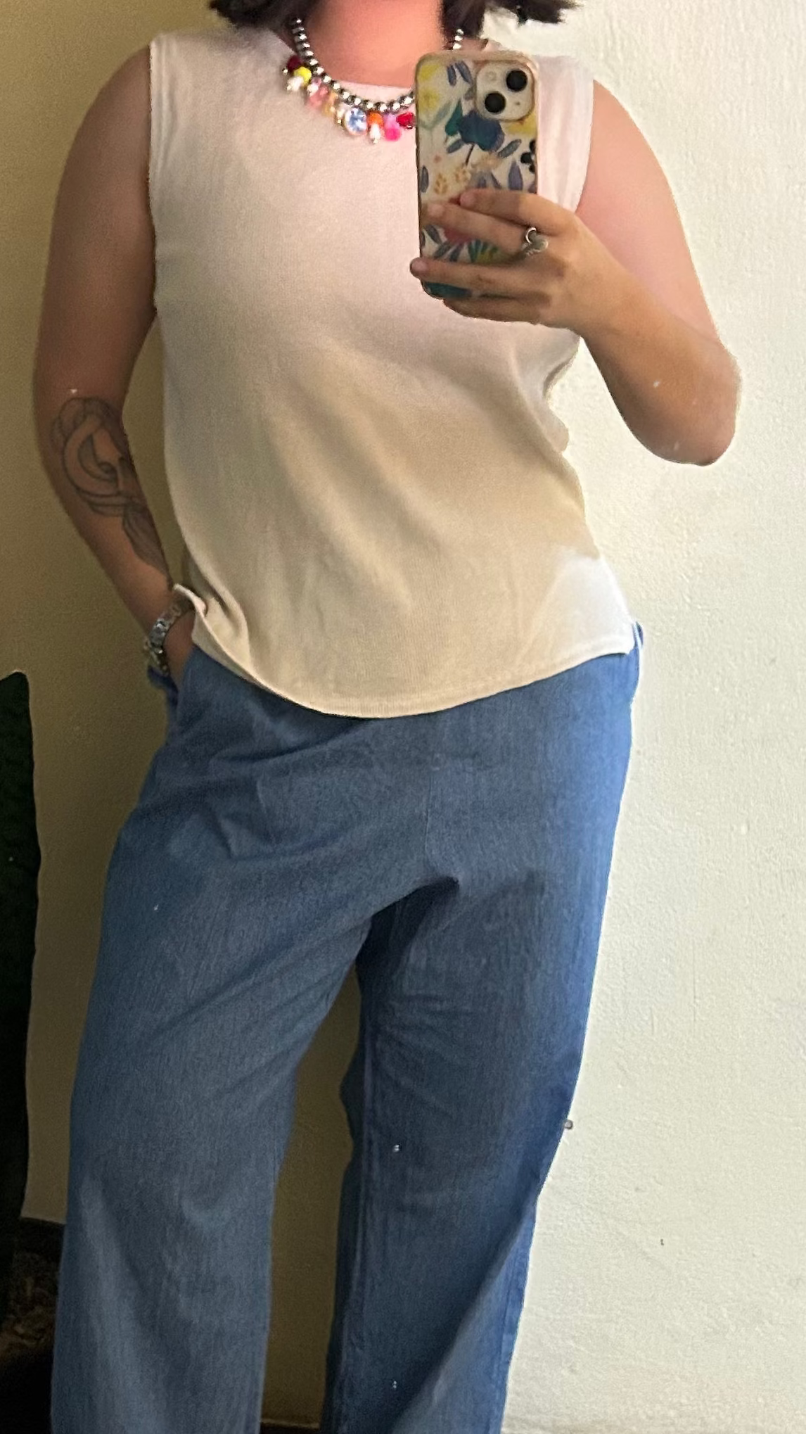 Blusa de textura talla M