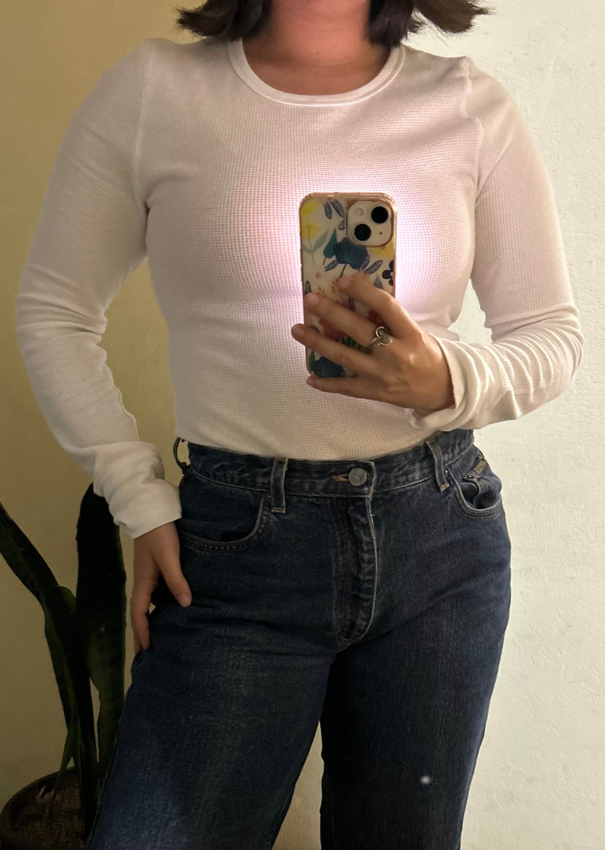 Blusa manga larga blanca OLD NAVY Talla M