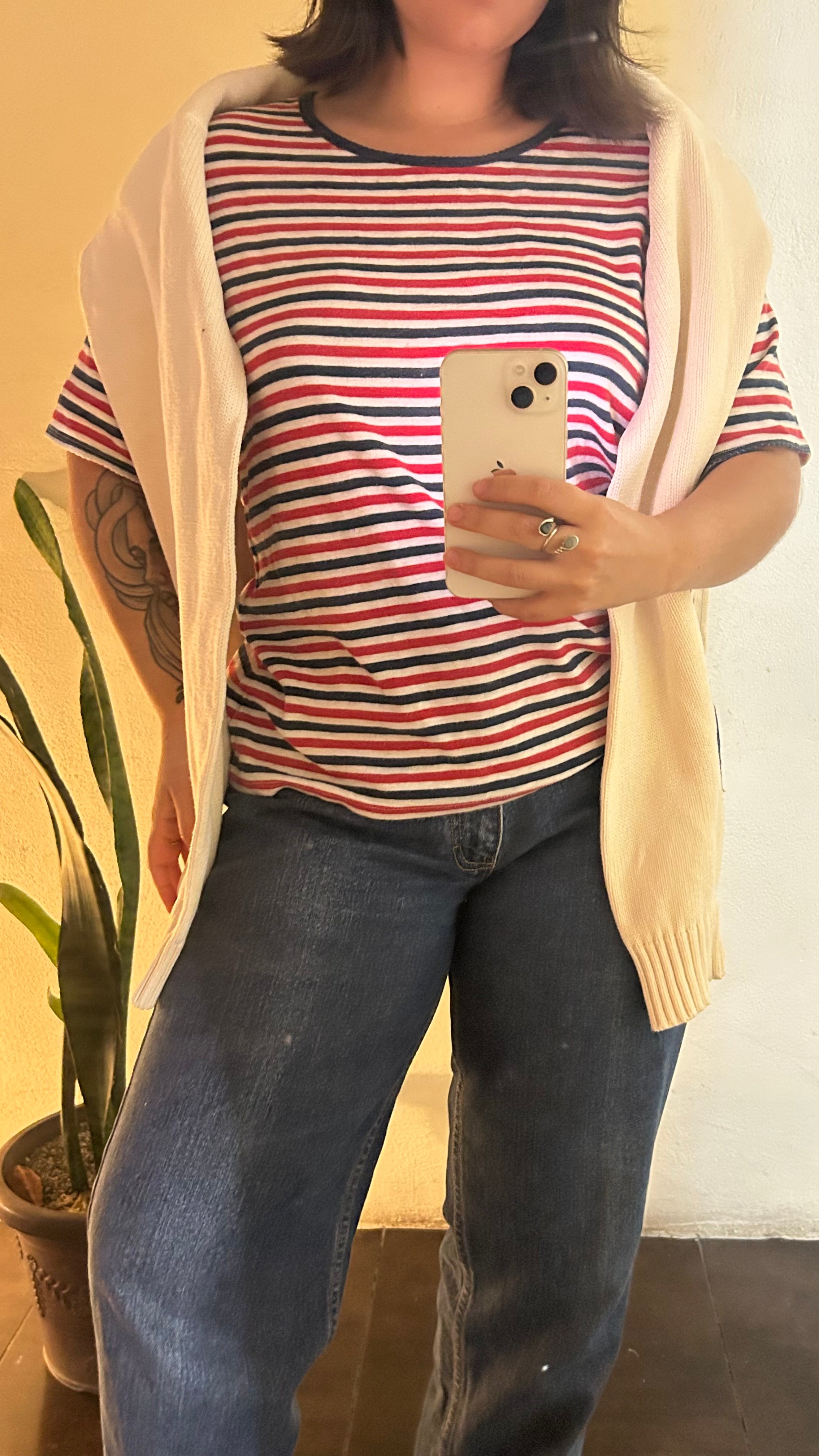 T-Shirt de rayas talla L
