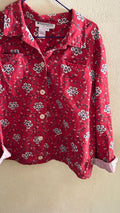 Jacket floreada talla L